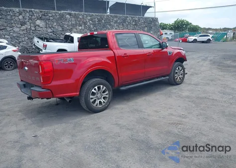 2020 Ford Ranger Lariat из США, поврежденный, VIN 1FTER4FH6LLA64630